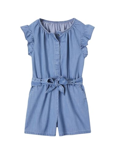 Vertbaudet Mädchen Jumpsuit aus Light-Denim blue stone 146/152