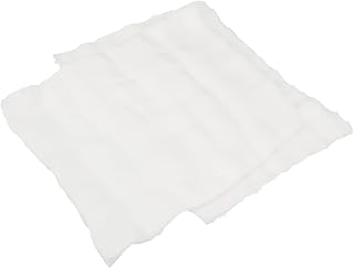 Folha de cuidados com a pele para máscara facial, máscara de gaze 100 peças, máscaras faciais de gaze pré-cortadas descartáveis, máscara facial de gaze descartável pré-cortada de algodão macio para sp