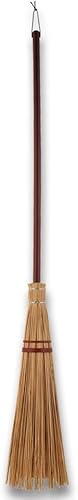 ア ズ マ 工 業 名匠 外苑ほうき 木柄 ヤシの葉脈から作った太くて弾力のあるほうき 芝生・道路の落ち葉の掃除に適応 穂幅20cm 全長127cm 名匠168のサムネイル