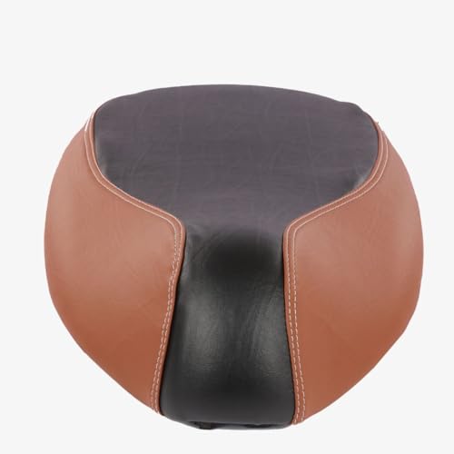 Image of Favourite Auto Seat Cover - Dual Coloured with Pro Leather Finish for Ola S1 Pro, Air, X+ (Black & Tan)
