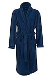 John Christian Men's Fleece Robe, Royal Blue