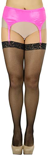 Image of ToBeInStyle Women's Wet Look Garterbelt