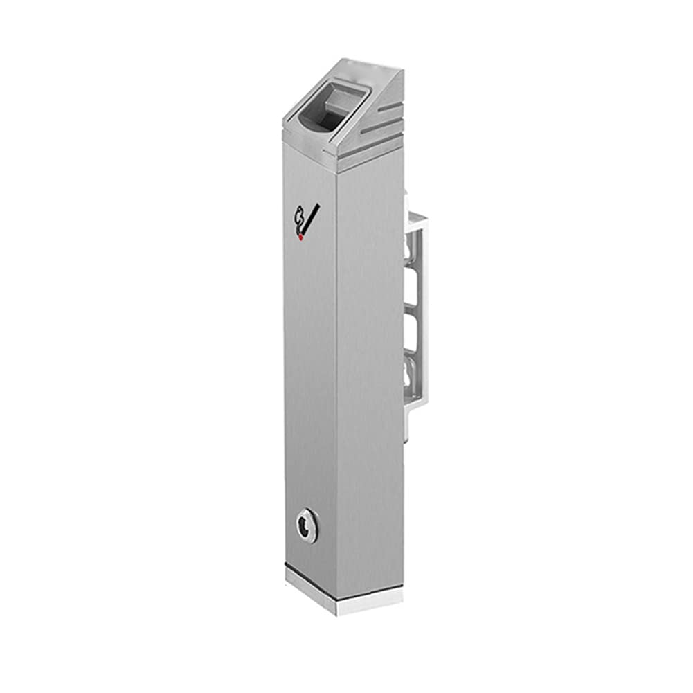 JYHHGDS Wall mounted Ashtray Cigarette Butt Column Hotel Lobby Ash Column Rest Area Stainless Steel Outdoor Ashtrays