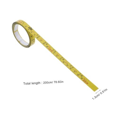 Cinta métrica adhesiva DOITOOL con doble escala 78.74 pulgadas miniatura 2