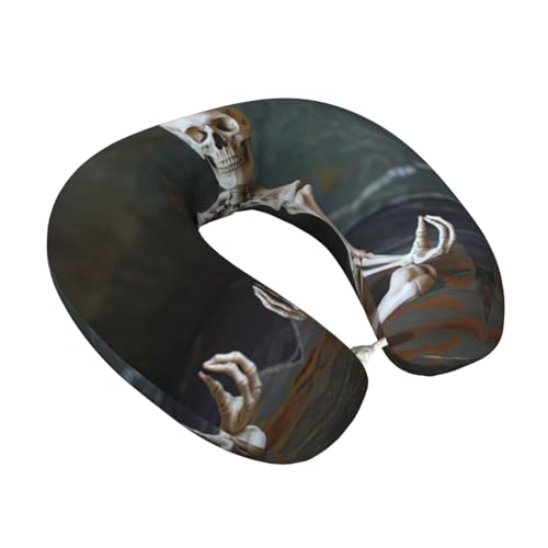 Almohada cervical de espuma viscoelástica negra miniatura 2