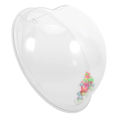 SEWACC Hanging Fish Aquarium Tank Wall Mounted Acrylic Bowl 23cm Diameter Suitable for Betta Fish and Air Plants