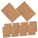 Angoily 10sheets Corrugated Board for Shipping Boxes Packing Material for Storage and Transport Multi-Function and Reusable Industrial Packaging