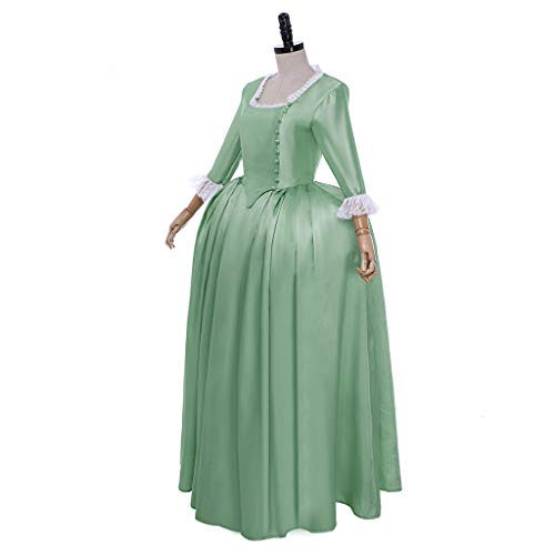 Disfraz completo colonial femenino estilo corset miniatura 3