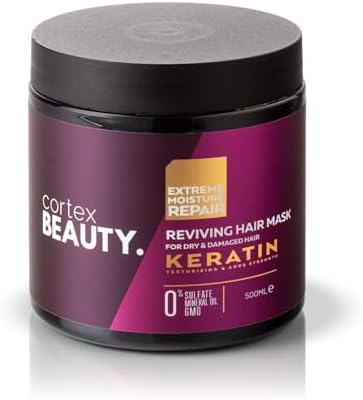 Cortex Beauty | Keratin Reviving Hair Mask for Dry & Damaged Hair