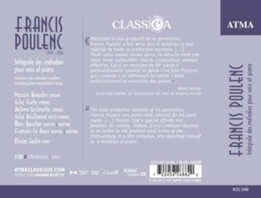 フランシス.プーランク全集 CD20枚組　【未開封】 プーランク全集 CD20枚組 【美品】 フランシス.プーランク全集