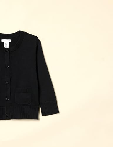 Amazon Essentials Girls and Toddlers' Uniform Slim Fit Crewneck Cardigan Sweater2