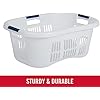 Amazon.com: Rubbermaid Large Hip-Hugger Laundry Basket/Hamper, 1.5 ...