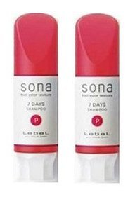 シャンプー Sona Amazon | ルベル sona ソナ 7DAYSシャンプー P 80mL×2 | Lebel