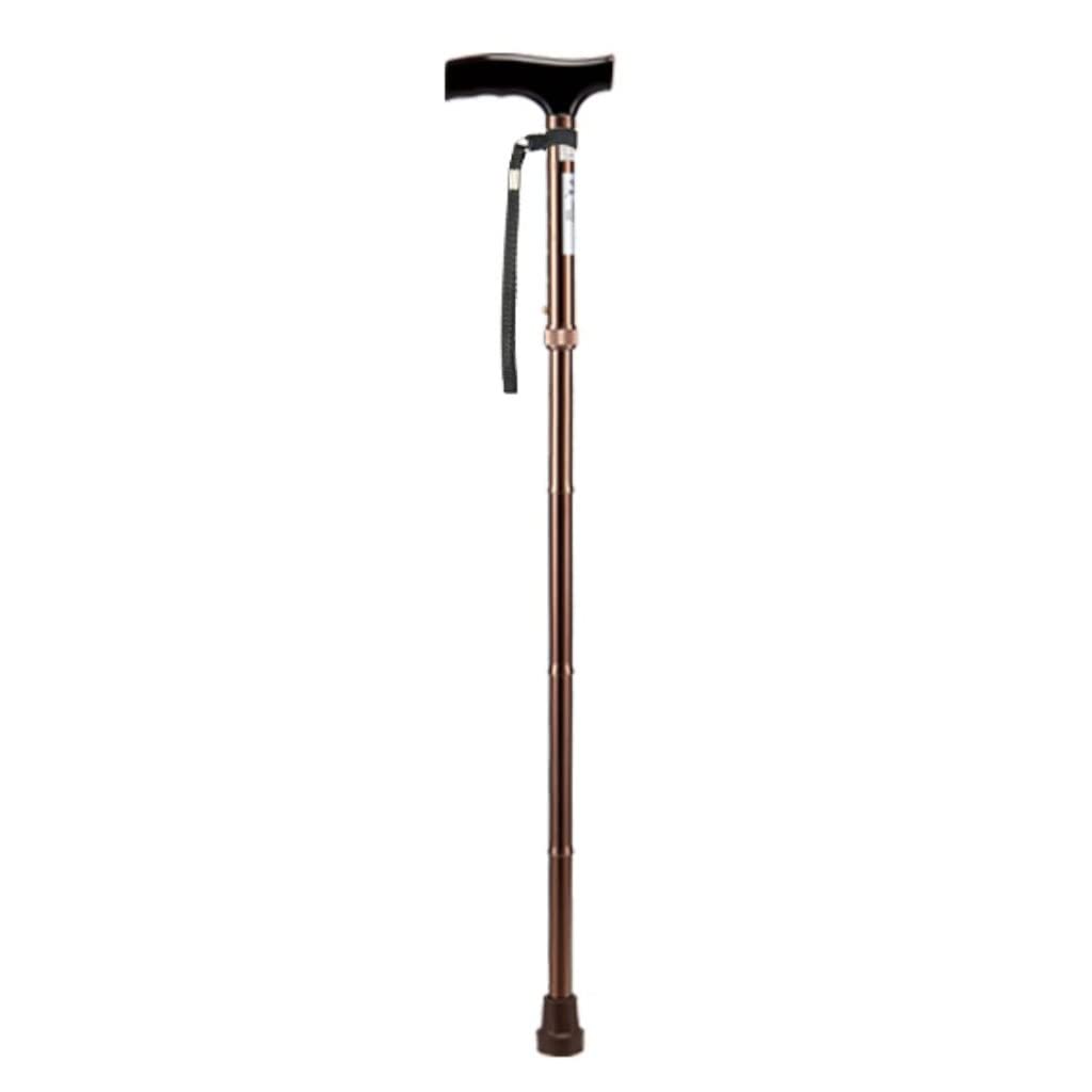 Ausilio for la deambulazione singolo in lega di alluminio con canna da passeggio con bastone da passeggio leggero antiscivolo for i giovani