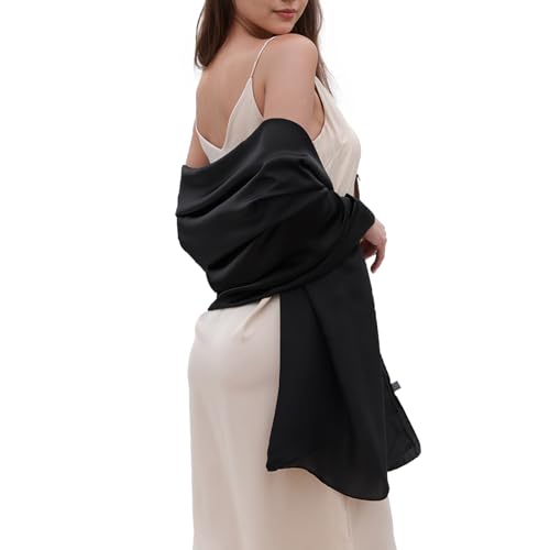 Womens Scarf Pashmina Shawls and Wraps for Evening Dresses Like Chiffon Silk Scarf for Bridal Weddings