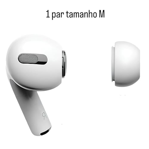 Fixador (Tamanho M) Auricular Borracha Fone Compatível Com AirPods Pro