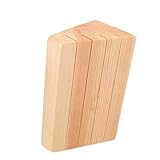 Kisangel 1 Pieza Base de Madera para Exhibición de Tarjetas de Soporte para Tarjetas de Práctico y Resistente