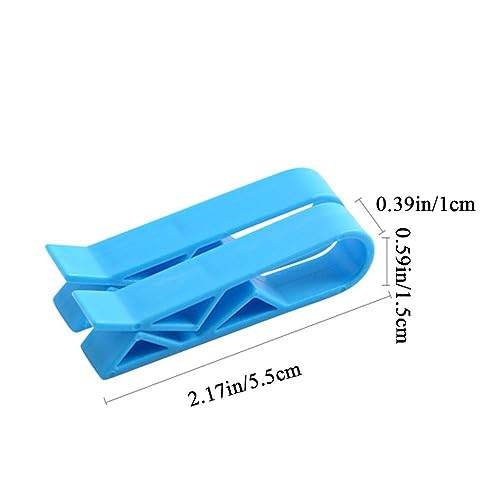Image of Leadigol Garbage Bags Clip 10Pcs Plastic Retaining Clamp Non-Slip Trash Bag Fixed Clip Practical Sealing Home