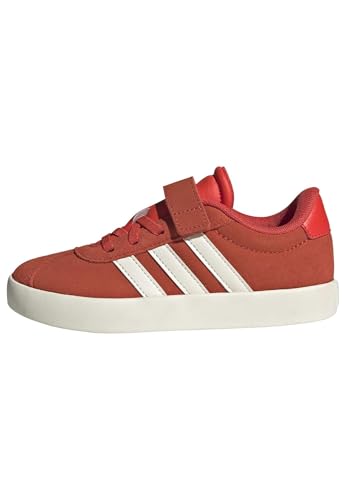 Image of adidas Kids' VL Court 3.0 Elastic Lace & Strap Shoe