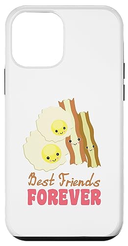 Image of iPhone 12 mini Cute Kawaii Eggs and Bacon BFF Best Friends Forever Case