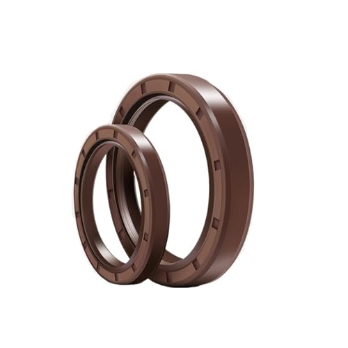 �u���E�� FKM �t���[�����[�N�V�[�� TC �t�b�f�S�� �K�X�P�b�g �����O �J�o�[ �_�u�����b�v �X�v�����O�t�� �x�A�����O ID*OD*THK 21/22/23/24/25MM(23x42x10(2pcs))