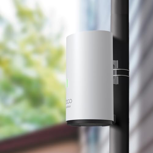 Image of TP-Link Deco X20-OUTDOOR AX1800 Dual-Band Wi-Fi 6 Outdoor Mesh WiFi Extender Unit | Up to 2,200 sq.ft| 2 Gigabit PoE+ Ports, Waterproof| HomeShield| 3 Mounting Options| Secure by Design, 6-Pack