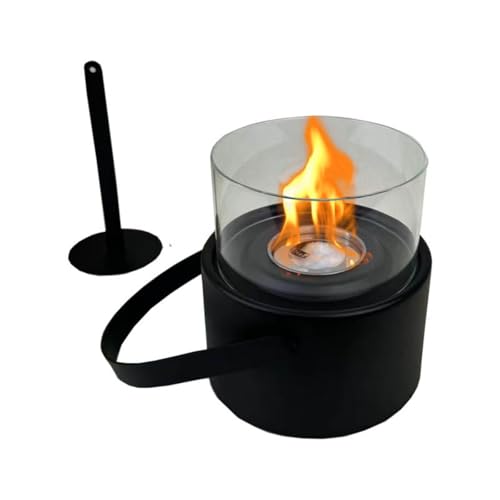 Chimenea De Propano De Mesa: Mini Calentador Portátil, Dispositivo para Exteriores, Quemador De Gas, Dispositivo contra Incendios Y Seguro | Luces Exteriores para Terraza, Jardín, Campamento