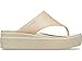 Crocs Women's Brooklyn Platform Flip Flops, Champagne/Bone, 8 Women