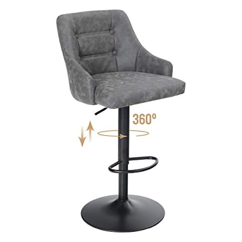 ALPHA HOME Adjustable Swivel Bar Stools Cover
