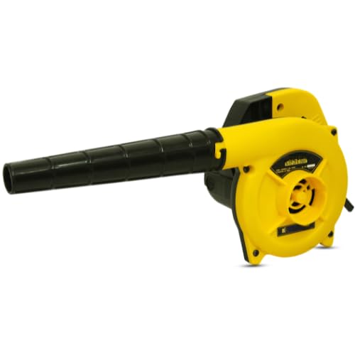 Image of Electric Air Blower, 550W Blower Machine with 11000 RPM No Load Speed Yellow and Black,5 Meter Wire, for Dust Cleaning,