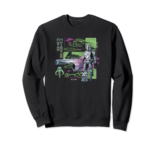 Sweat Star Wars The Mandalorian imprimé Starfighter vêtement pop culture pour homme et femme