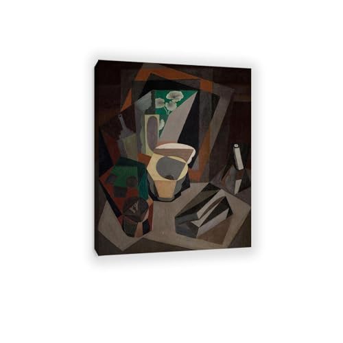 Impression sur toile Diego Rivera Nature morte aux ustensiles : tableau mural cadre 70x90