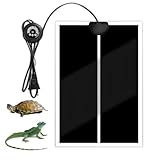 Faible Consommation d'Énergie : Ce tapis chauffant pour terrarium ne consomme que 20 W, ce qui signifie une très faible consommation d'énergie et vous permet de réaliser des économies d'électricité