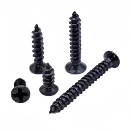 Tornillos autorroscantes negros 1000 unidades 1.2x5mm miniatura 2