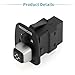 ACROPIX Front Car Mirror Switch Black Plastic Metal Fit for Lincoln Town Car 2004-2008 - Pack of 1