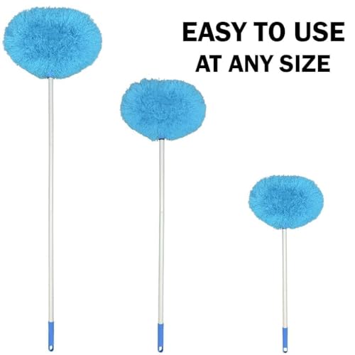 Image of Fan Blade Cleaner Microfiber Duster Mop for Ceiling Fan Cleaning Long Handle Dust Cleaning Brush for Home and Office Use