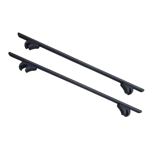 Barres de toit alu noir pour Mazda CX-70, idéales pour fixer votre coffre de voyage