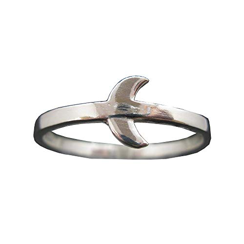 Bague Lune Argent 925 anti-ternissement pour éviter les peaux vertes et irritées