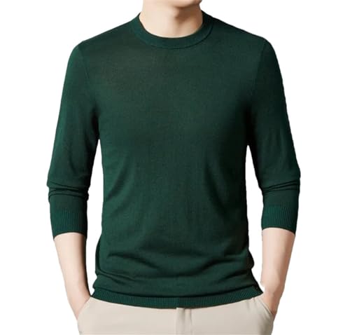 Men's Wool Blend Knit Sweater Fall Winter Long Sleeve Crew Neck Slim fit Pullovers Sweater