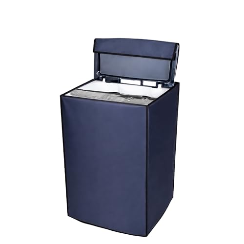 Image of Classic Top Load Washing Machine Cover Suitable For LG 6 Kg, 6.5 Kg, 7 Kg, Waterproof & Dustproof (56cmsX56cmsX85cms, Navy Blue)