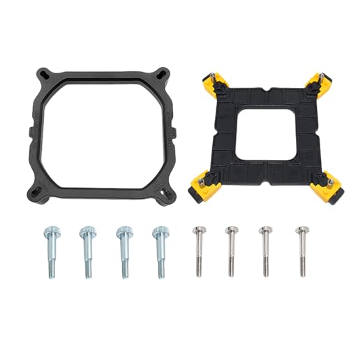 Soporte de ventilador de refrigeración ABS negro para placas base 1700 1200 115x 2011 1366 con tornillos