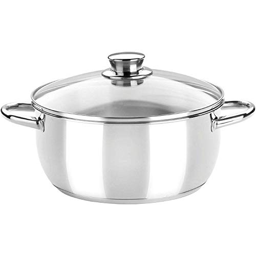 Monix Optima - Olla Con Tapa De Cristal, 4 L