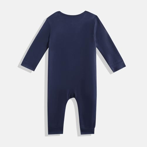 Image of Mothercare Girls Autumn Charm Printed Full Sleeve All-In-One Romper | Soft Cotton Jumpsuit Bodysuit for Baby & Toddler | (Pack of 2)