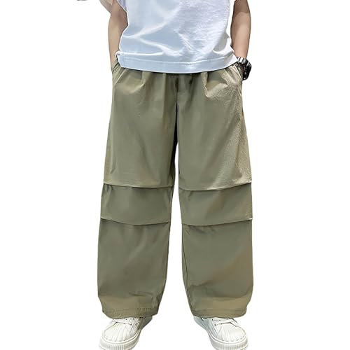 Jean pour Garçons Coupe Slim et Style Baggy Fluide Ajusté en Denim Résistant