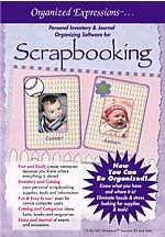 CD-ROM Organized Expressions Personal Iventory & Journal Organizing Software for Scrapbooking Book