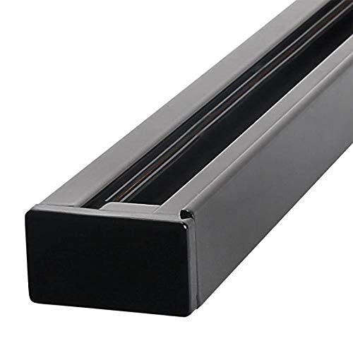 Image of Rectangular LED Track Lighting | LED Track Lighting Ceiling Spotlight Black Finish Trackline Trackway Lights