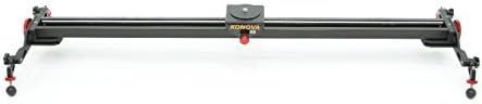 Konova Camera Slider Dolly K5 80 (31.5 Inch) Track Aluminum Solid Rail Roller Bearing for Smooth Slide for Camera, Mobile Phone, DSLR, Payloads up to 55bs (25kg) with Bag