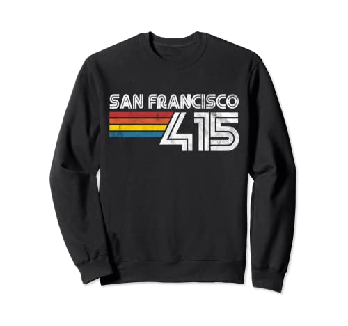 Vintage San Francisco Orgulloso 415 California State Gift Sudadera