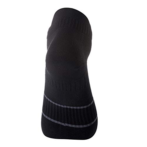Men's 6-Pack Black Anti Sweat Odor Free Quick Dry Athletic Low Cut Running Socks,Size 7-12 #TOP4