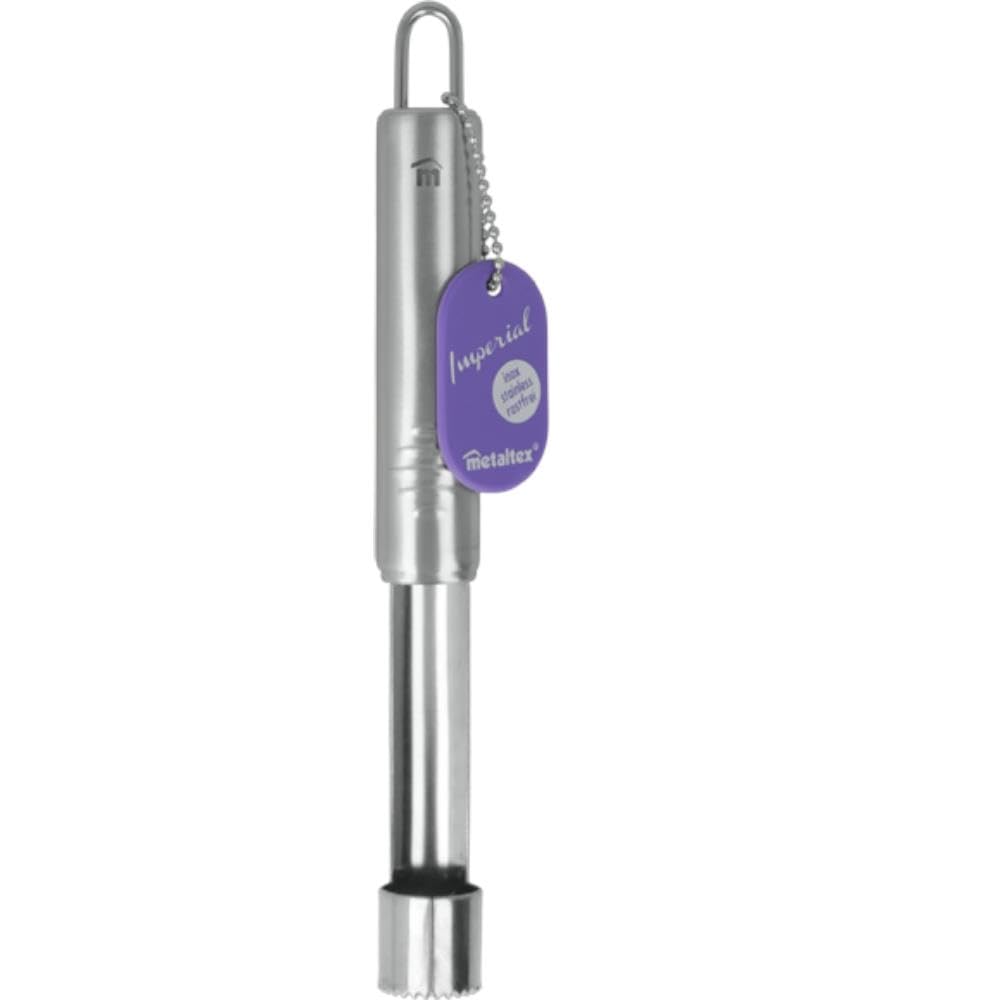 Vide-pommes Metaltex 233235 en acier inoxydable argenté de 20 cm